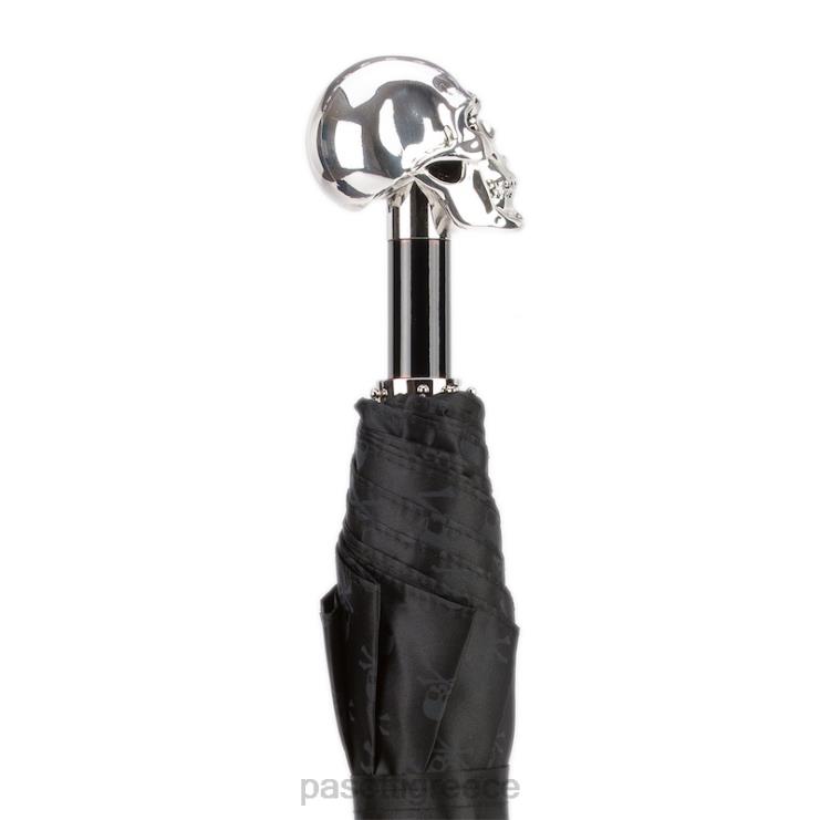 ομπρέλα | PASOTTI 64 pnt w33 - skulls print ασημένια ομπρέλα κρανίου 2N6B8173 άνδρες